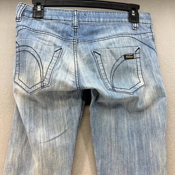 Killah Marylin Women's Straight Leg Jeans Size 27 (4) Light Wash - Picture 12 of 16